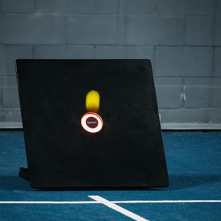 The first-ever smart rebounder for padel. Voon Padel smart rebounder with powerful rebound
